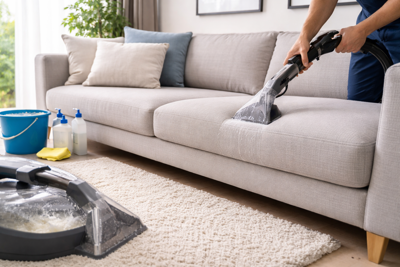 Professionel møbel og tæpperens