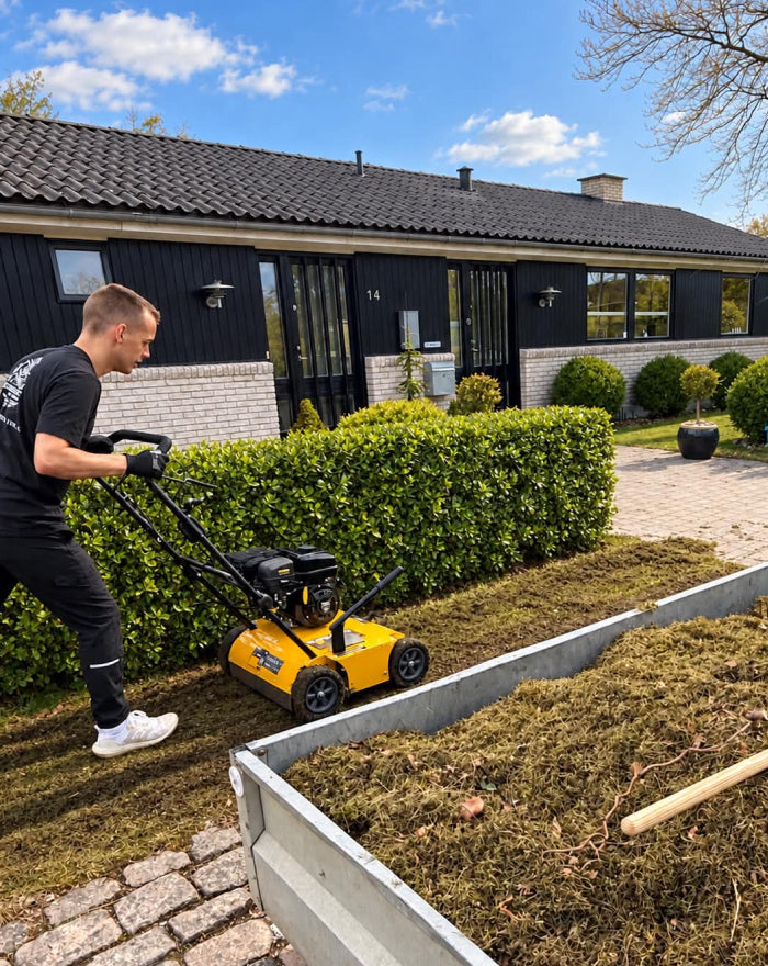 Vertikalskæring, nysåning & eftersåning